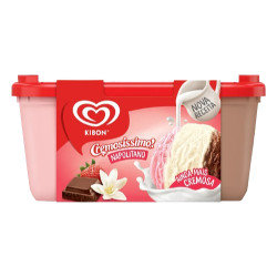 SORVETE KIBON CREMOSISSIMO NAPOLITANO 1,5L