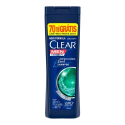 SHAMPOO CLEAR ANTI CASPA MEN LIMPEZA DIARIA C/400ML
