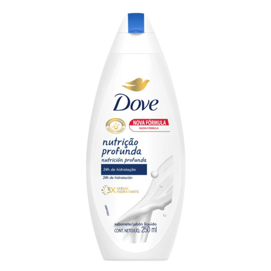 SABONETE LIQUIDO DOVE NUTRICAO PROFUNDA 250ML