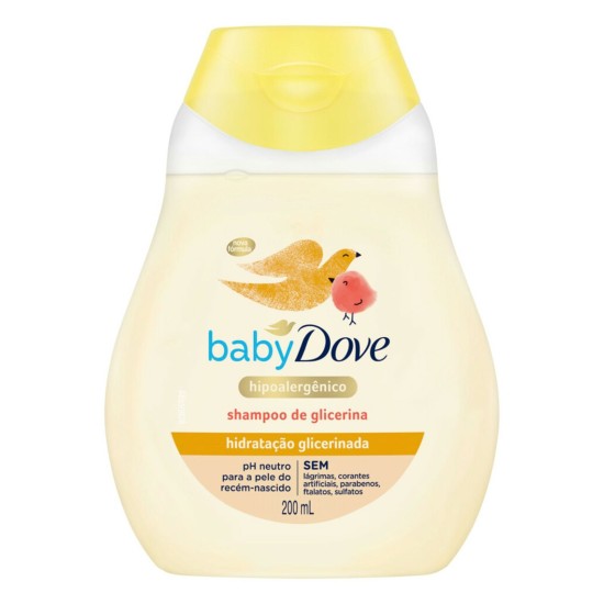SHAMPOO BABY DOVE HIDRATACAO GLICERINADA 200ML