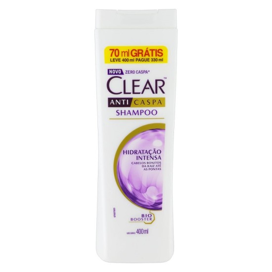 SHAMPOO CLEAR WOMEN ANTICASPA HIDRAT INTENSA 400ML