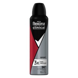 DESODORANTE AEROSOL SOL REXONA MEN CLINICAL SPORT 150ML