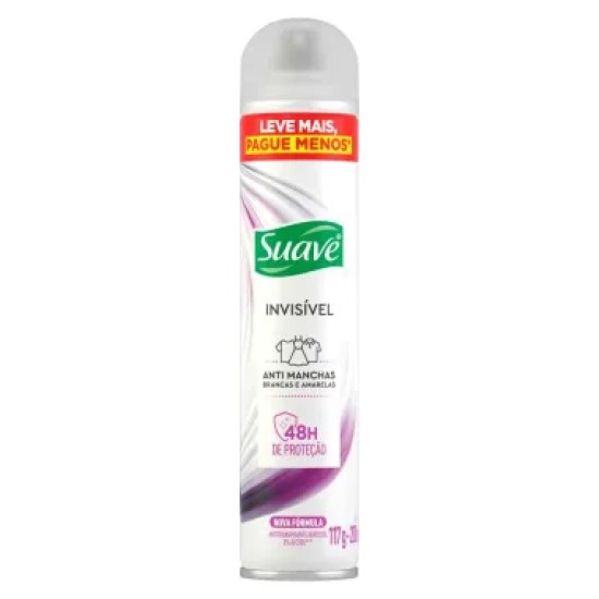 DESODORANTE AEROSOL SOL SUAVE FEM INVISIVEL 200ML