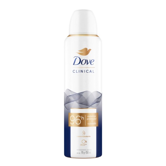 DESODORANTE AEROSOL SOL DOVE FEM CLINICAL CLEAN ORIGINAL 150ML