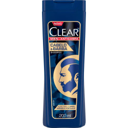 SHAMPOO CLEAR MEN ANTICASPA CABELO E BARBA 200ML