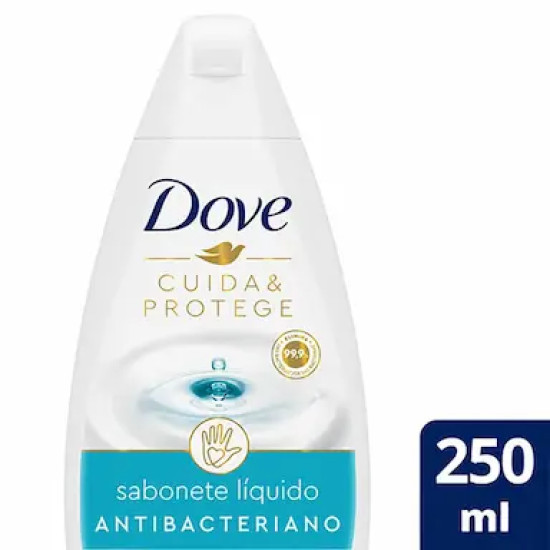 SABONETE LIQUIDO DOVE ANTIBACTERIANO COM 250ML