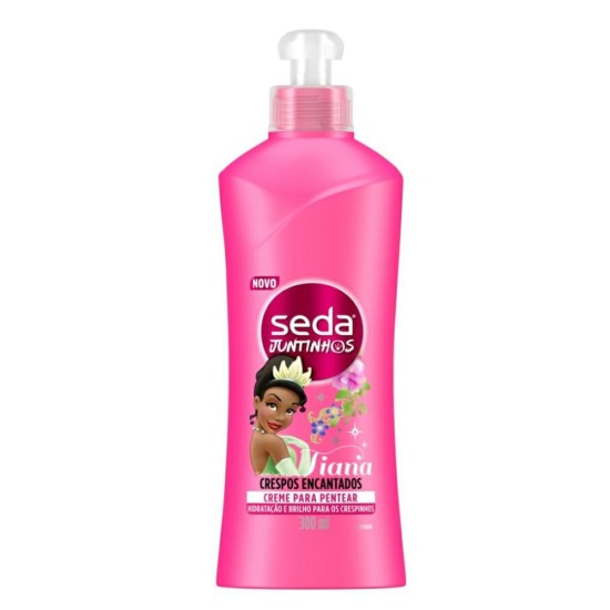 CREME PENTEAR SEDA JUNTINHOS TIANA CRESPOS ENCANTADOS 300ML