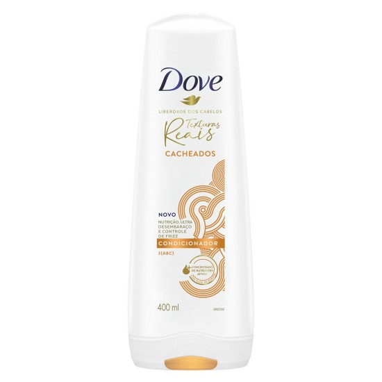 CONDICIONADOR DOVE TEXTURAS REAIS CACHEADOS 400ML