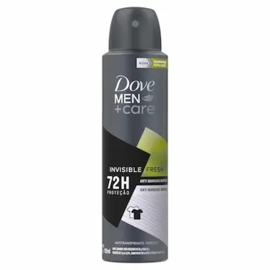 DESODORANTE AEROSOL SOL DOVE MEN CARE INVISIBLE FRESH 72H 150ML