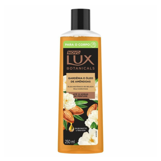 SABONETE LIQUIDO LUX GARDENIA E OLEO DE AMENDOAS 250ML