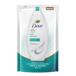 SABONETE LIQUIDO DOVE PELE SENSIVEL 200ML