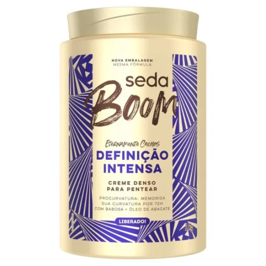 CREME DE PENTEAR SEDA BOOM DEFINI INTENSA 1KG