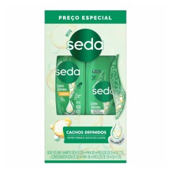 KIT SEDA SHAMPOO 300ML +CONDICIONADOR 190ML CACHOS DEFINIDOS