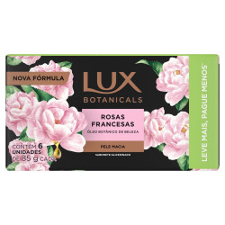 KIT SABONETE LUX BOTANICALS ROSAS FRANCESAS LV MAIS PG MENOS 85G