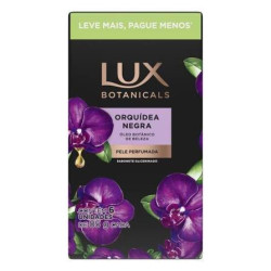 SABONETE LUX HIDRATANTE ORQUIDEA NEGRA COM 6 UNIDADES 85G CADA