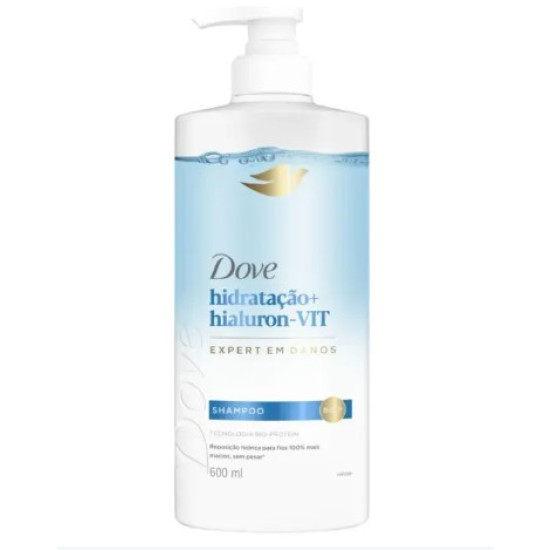 SHAMPOO DOVE HIDRATACAO+HIALURON VIT 600ML
