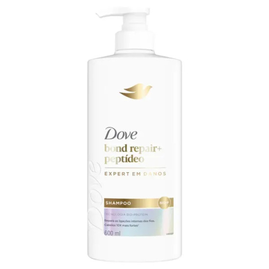 SHAMPOO DOVE BOND REPAIR+PEPTIDEO 600ML