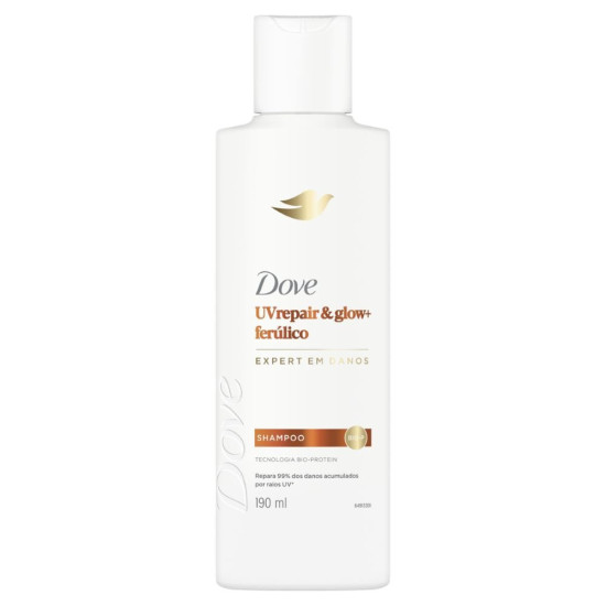 SHAMPOO DOVE UV REPAIR E GLOW+FERULICO 190ML