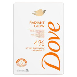 SABONETE DOVE RADIANT GLOW 4% SERUM ILU + VIT C 135G