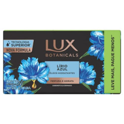 SABONETE LUX BOTANICALS LIRIO AZUL COM 6 UNIDADES 85G CADA