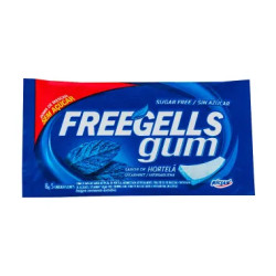 CHICLETE FREEGELLS S/ACUCAR HORTELA COM 5 UND 8G