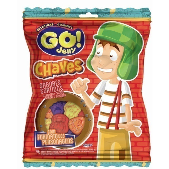 BALA DE GELATINA GOJELLY CHAVES 70GR