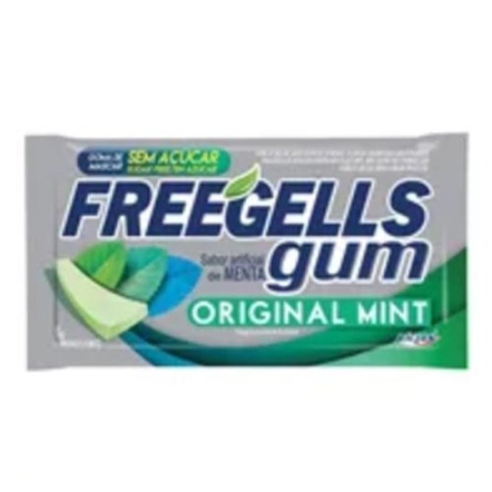 CHICLETE FREEGELLS MINT S/ACUCAR COM 5 UND 8G