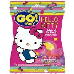 BALA DE GELATINA GOJELLY HELLOKITTY SORTIDO 70G
