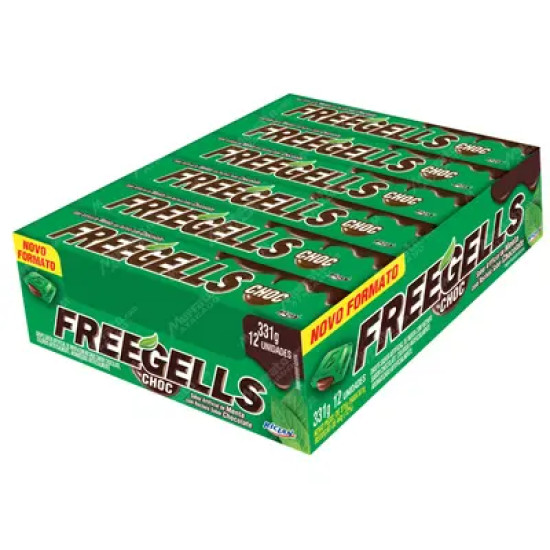 BALA DROPS FREEGELLS MENTA COM RECH CHOC