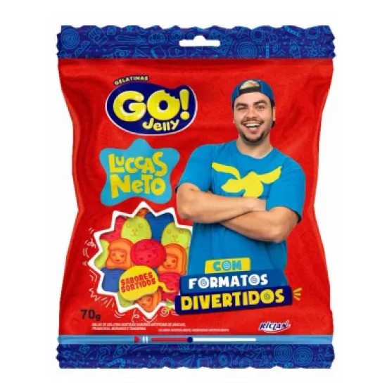BALA DE GELATINA GOJELLY L.NETO SORTIDO 70G