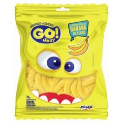 BALA DE GELATINA GOJELLY BANANA 70G