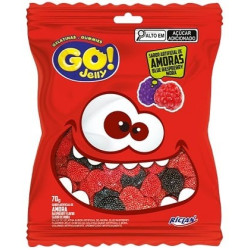 BALA DE GELATINA GOJELLY MORANGO 70G