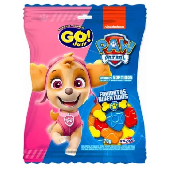 BALA DE GELATINA GOJELLY PATRULHA CANINA 70G