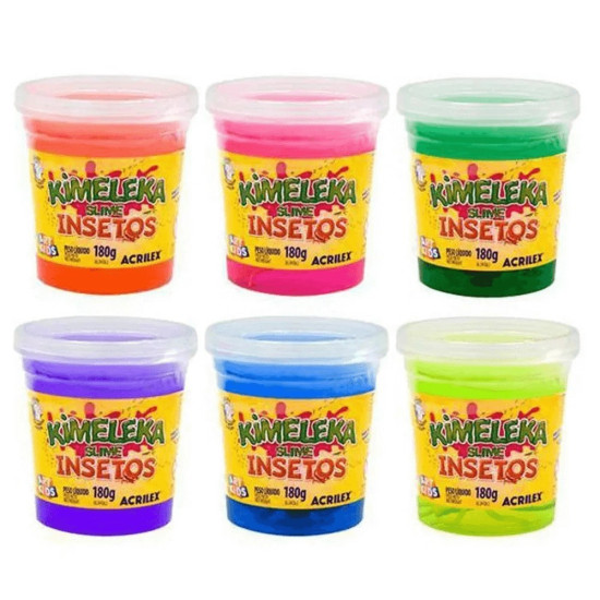 SLIME KIMELEKA INSETOS 180G SORT. COD. 05850