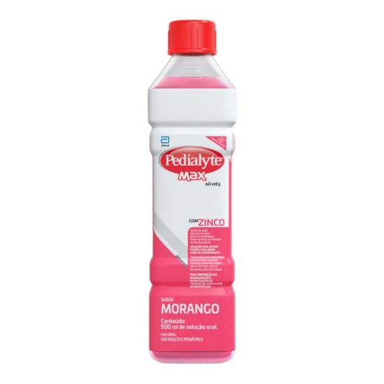 PEDIALYTE MAX MORANGO 500ML