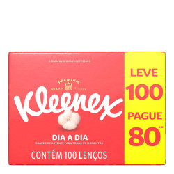 LENCOS KLEENEX LEVE 100 PAGUE 80