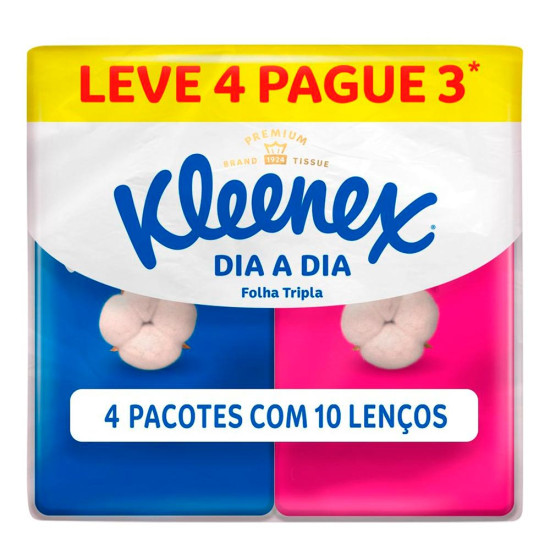 KIT LENCOS KLEENEX BOLSO LV4 PG3