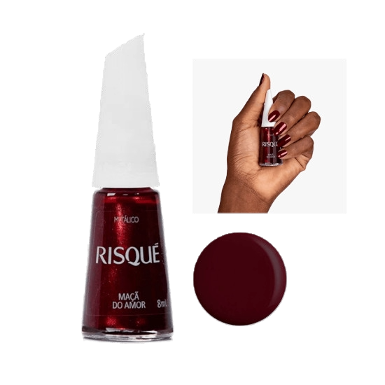 ESMALTE RISQUE MET MACA AMOR 8ML