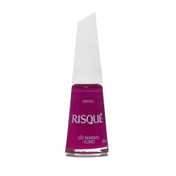 ESMALTE RISQUE LEO MANDOU FLORES 8ML