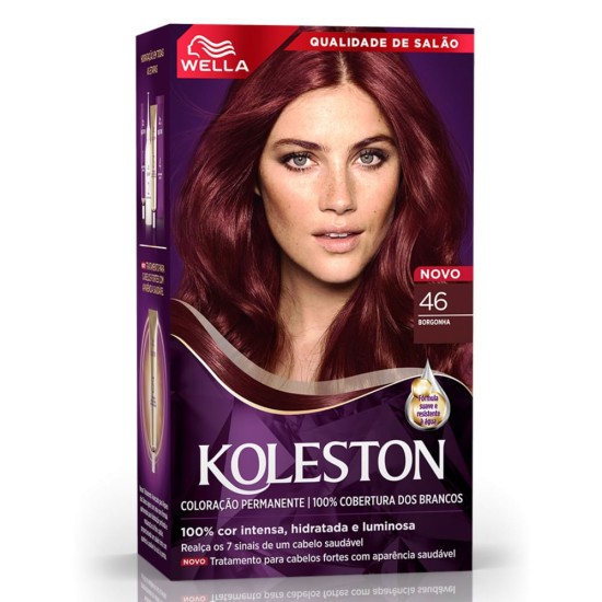 TINTURA PARA CABELO KOLESTON 46 BORGONHA