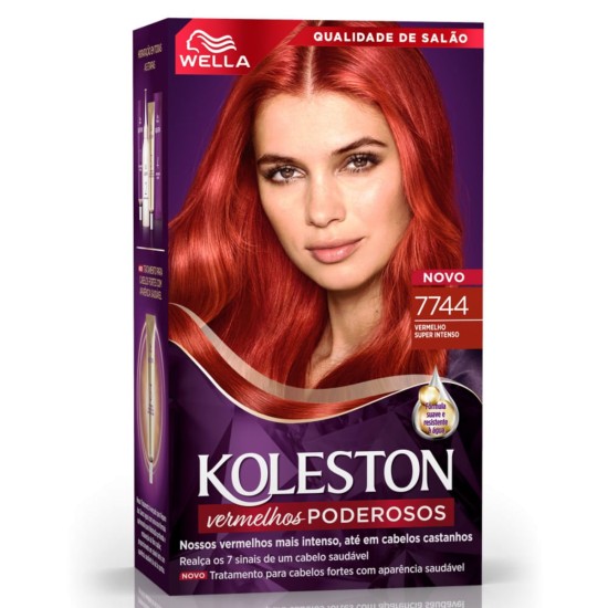 TINTURA PARA CABELO KOLESTON 7744 VERMELHO S INTENSO