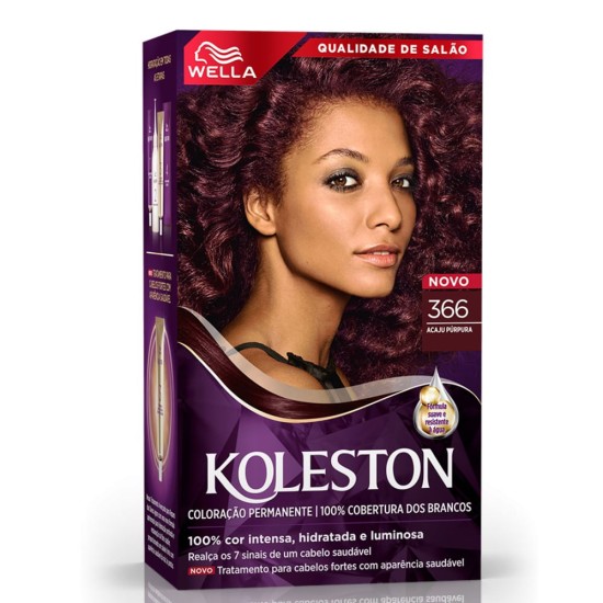 TINTURA PARA CABELO KOLESTON 366 ACAJU PURPURA