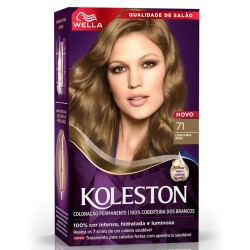 TINTURA PARA CABELO KOLESTON 71 LOUR CINZA MEDIO