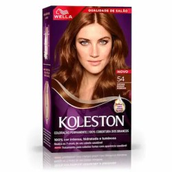 TINTURA PARA CABELO KOLESTON 54 CASTANHO DOURADA ACOBREADO
