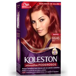 TINTURA PARA CABELO KOLESTON 6646 CEREJA