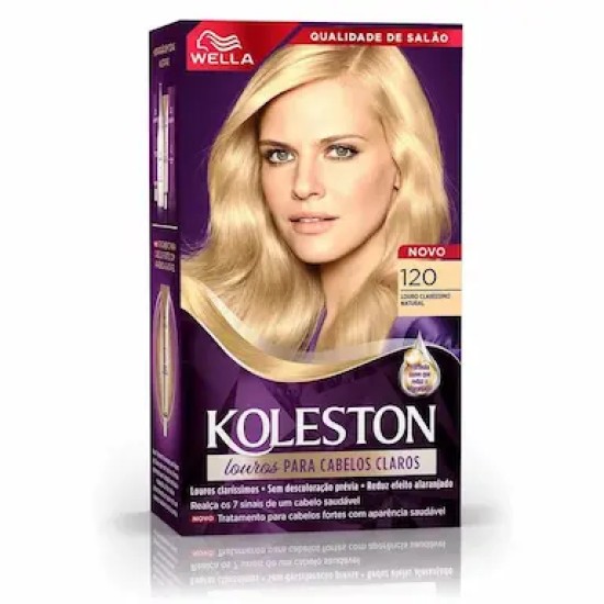 TINTURA PARA CABELO KOLESTON 120 LOURO CLARIS NATURAL