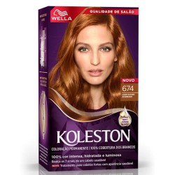 TINTURA PARA CABELO KOLESTON 674 CHOCOLATE ACOB