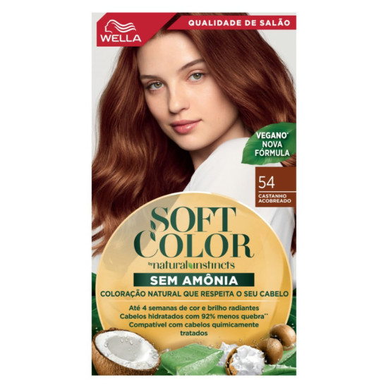 TINTURA DE CABELO SOFT COLOR 54 CASTANHO ACOBREADO