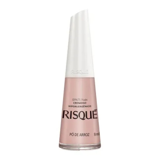 ESMALTE RISQUE CREMOSO HIPOALERGICO PO DE ARROZ 8ML