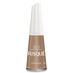 ESMALTE RISQUE NUDES OURO 8ML